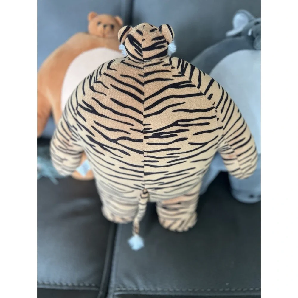 Go! Mini‎ Head Animal Plush's Elephant Tiger And A Bear Lot Of 3